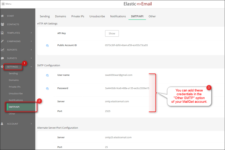 Elastic e-mail schermlayout