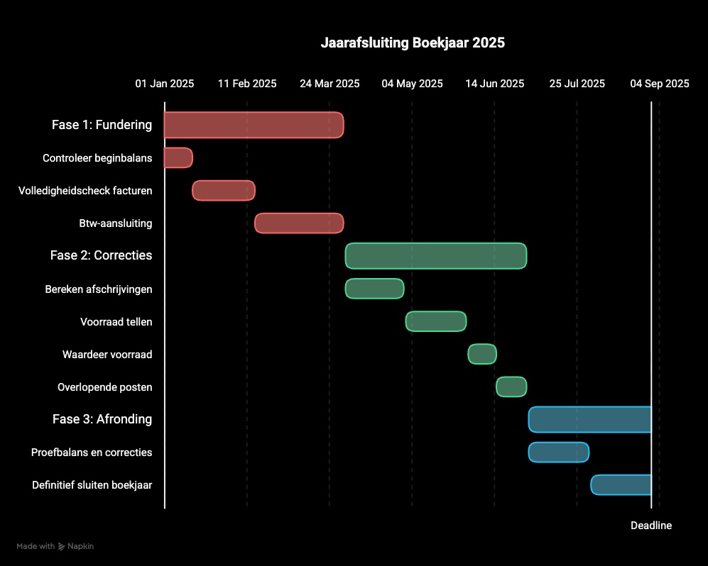 Jaarafsluiting checklist 2026