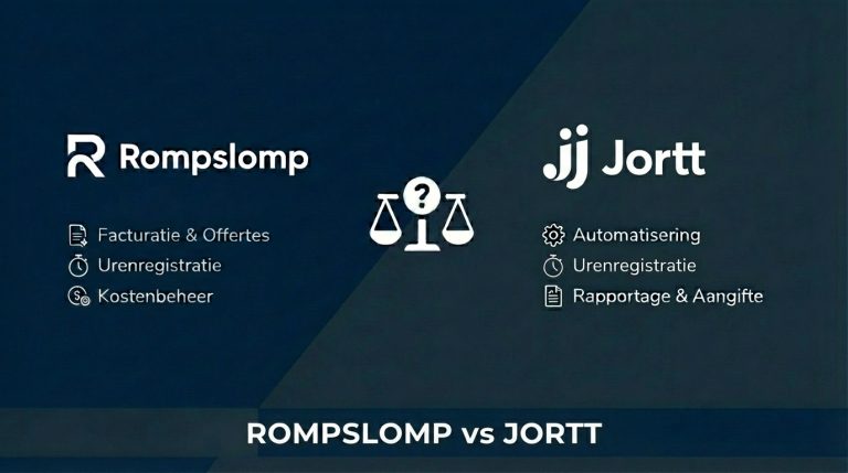 Rompslomp vs. Jortt boekhoudpakket vergeleken